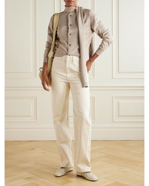 Lemaire Natural Hose Mit Geradem Bein Aus Denim