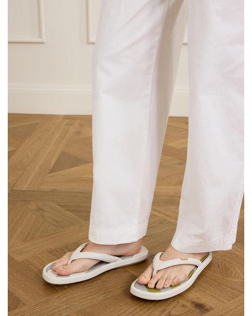 Tod's Natural Leather Flip Flop