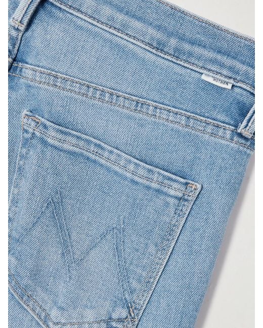 Mother Blue The Weekender High-Rise Flared Jeans