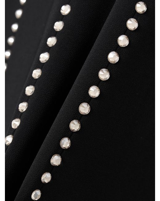 Jenny Packham Black Victoire Robe Aus Crêpe Mit Kristallen