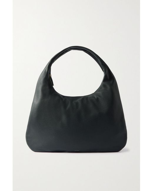 The Row Everyday Texturedleather Shoulder Bag in Green (Black) Lyst