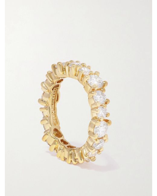 Suzanne Kalan Natural Eternity 18-Karat Diamond Ring