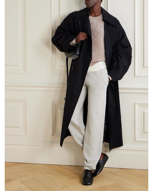 James Perse Natural Halo Brushed-Cashmere Sweater