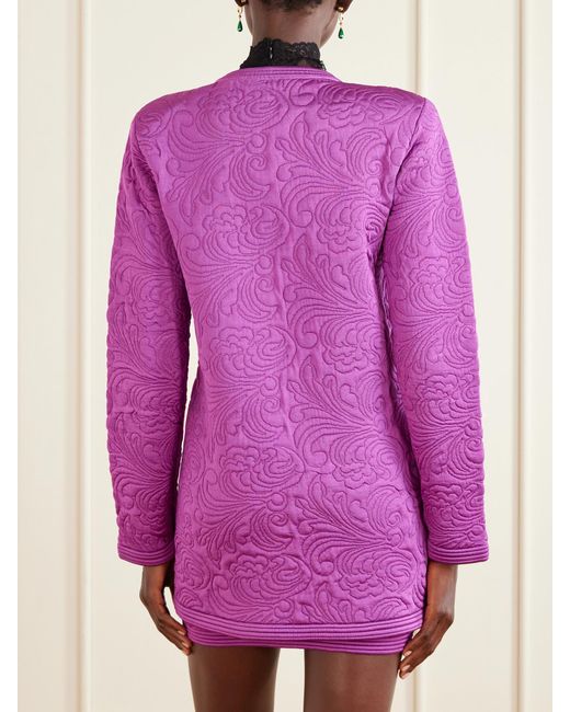 Valentino Garavani Pink Jacquard-Knit Jacket