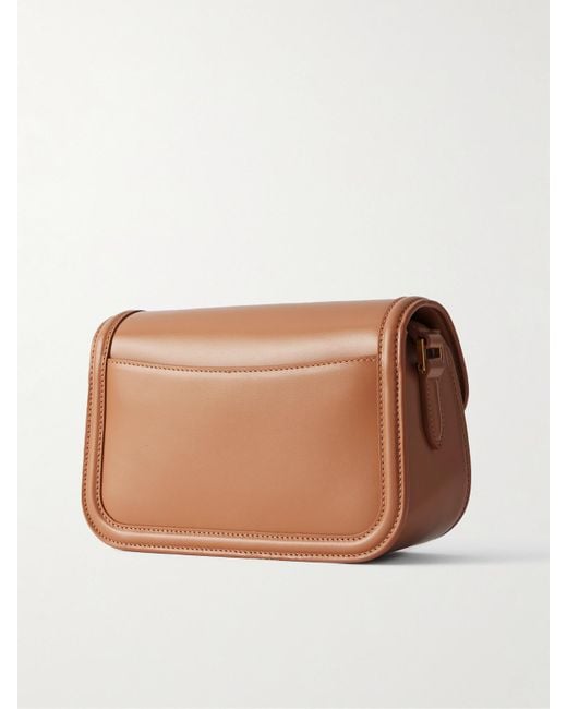 Saint Laurent Natural Solferino Mini Schultertasche Aus Leder
