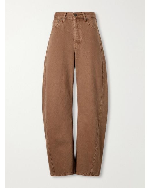 Kallmeyer Brown Callum High-Rise Wide-Leg Jeans