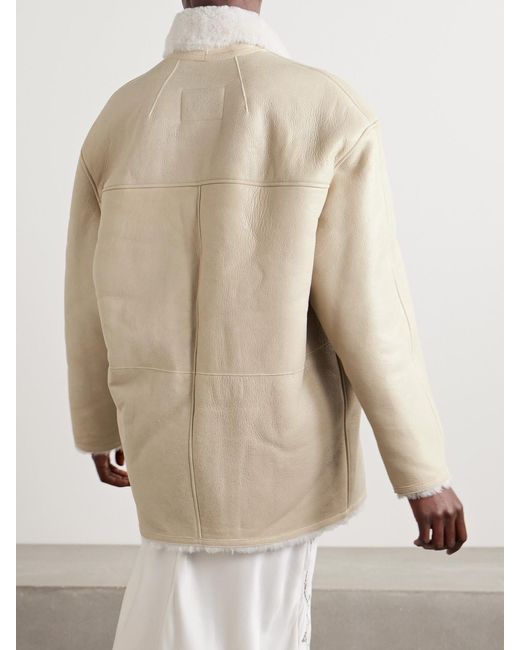 Isabel Marant Natural Elanore Shearling Jacket