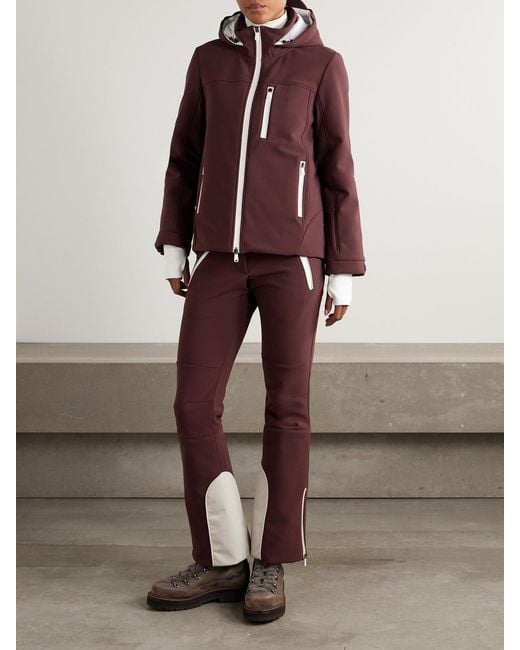 Brunello Cucinelli Purple Bootcut Ski Pants