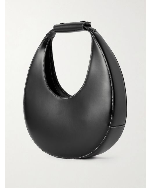 Staud Black Moon Tote Aus Leder