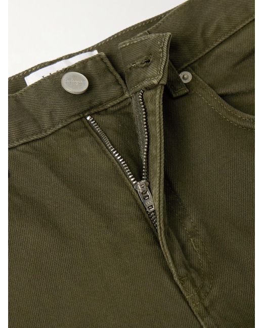 La Ligne Green Marilyn Hose Mit Weitem Bein Aus Baumwoll-Twill