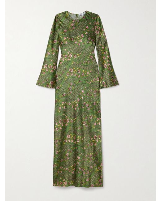 green emerald velvet dress Veronica Beard main image 1