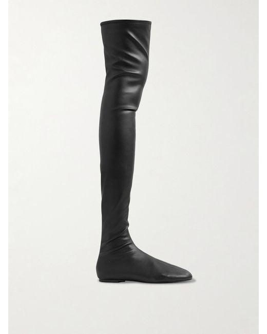 Proenza Schouler White Tee Over-The-Knee Boots