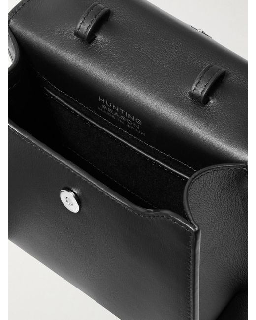 Hunting Season Black Kleine Tote Aus Leder