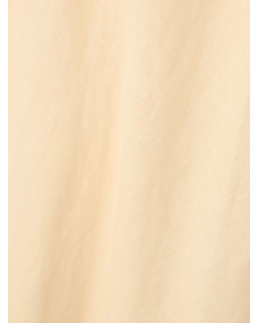 Faithfull The Brand White Lydie Linen Maxi Dress