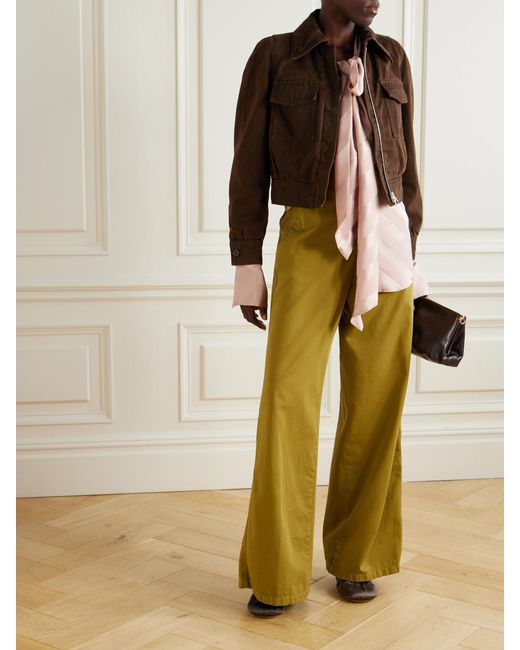 Dries Van Noten Brown Denim Jacket