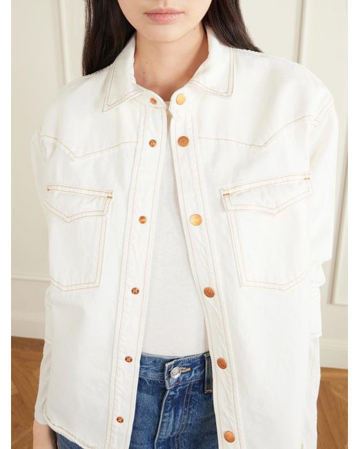SLVRLAKE Denim Natural Cassidy Denim Jacket