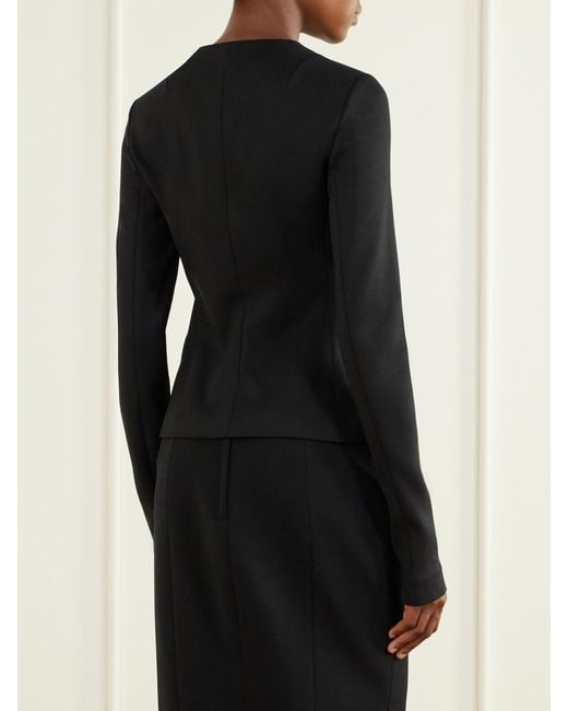 Dolce & Gabbana Blue Stretch-Wool Jacket