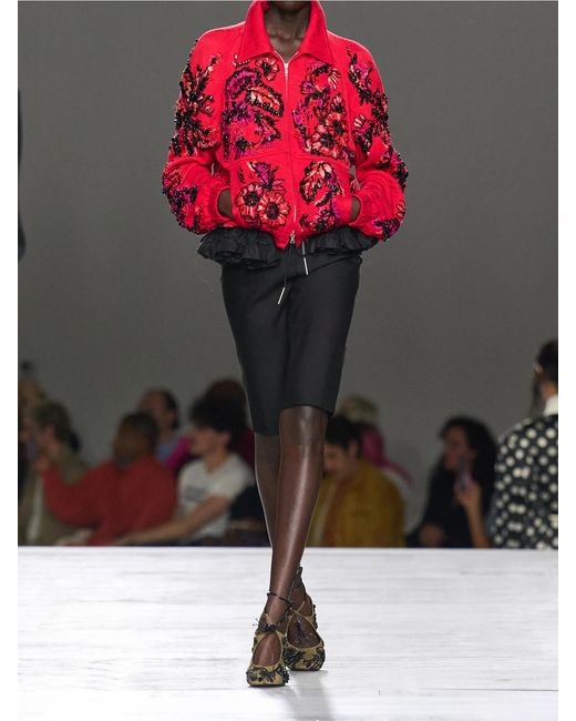 Dries Van Noten Black Wool And Silk-Blend Crepe Shorts