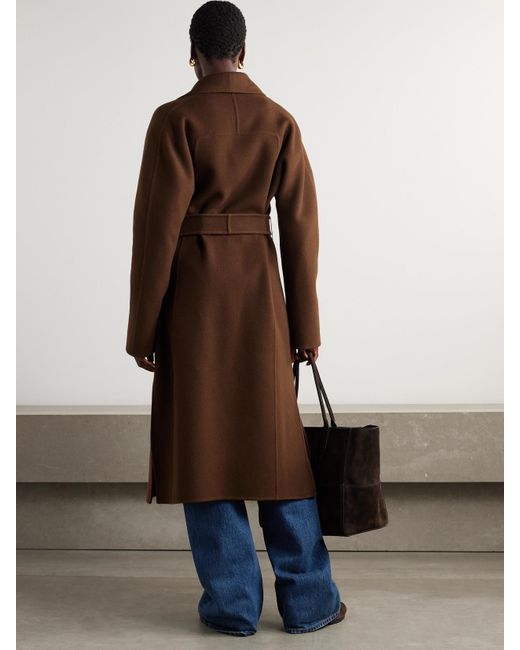 James Purdey & Sons Brown Portman Belted Wool And Cashmere-Blend Coat