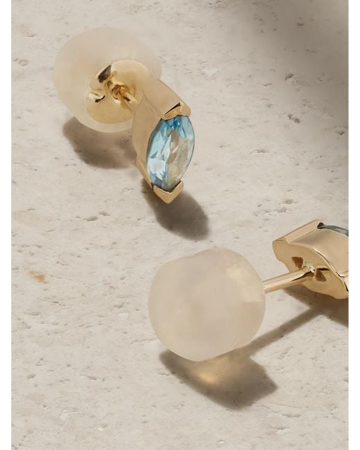 Melissa Joy Manning Natural 14-Karat Recycled Topaz Earrings