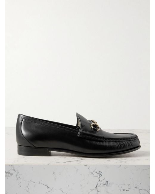 Gucci Black Horsebit 1953 Leather Loafers