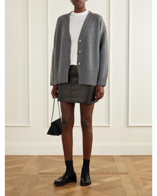 arch4 Gray Elward Cashmere Cardigan
