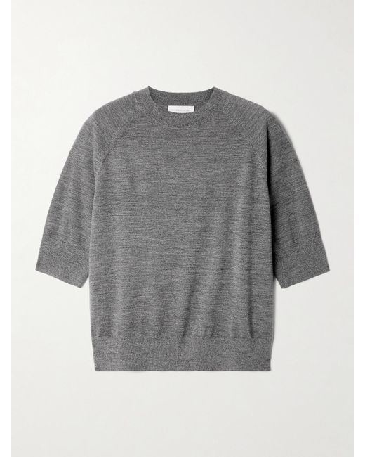 Dries Van Noten Gray Wool Sweater