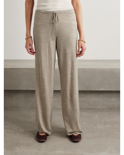 Leset Natural James Wool Track Pants