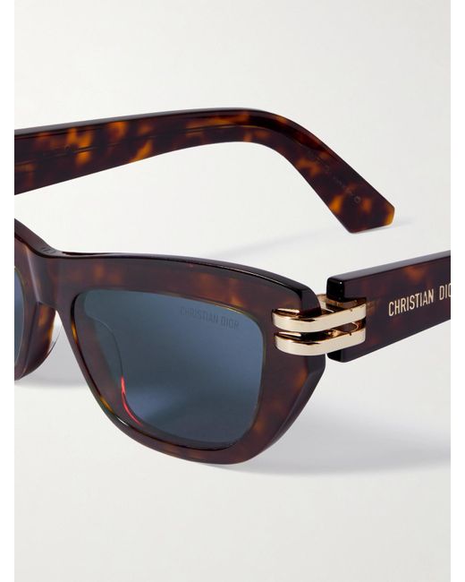 Dior Blue Cdior B2U Cat-Eye Tortoiseshell Acetate Sunglasses