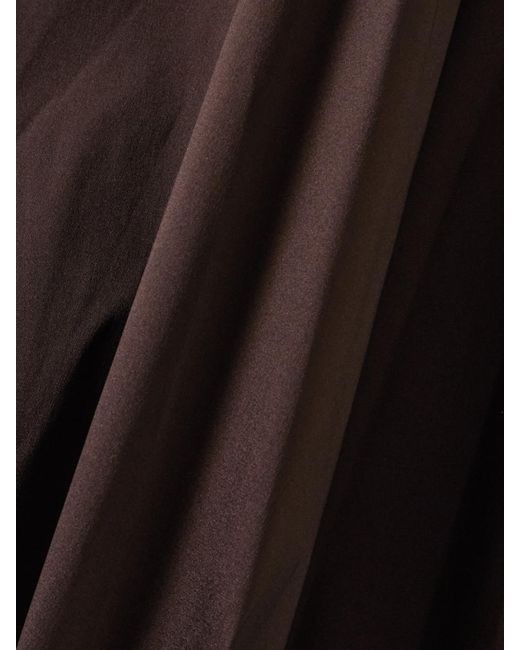 BERNADETTE Brown Kennedy Taffeta Maxi Skirt