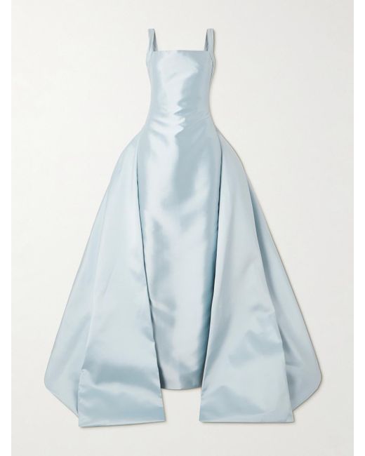 Marmar Halim Blue Faille Gown