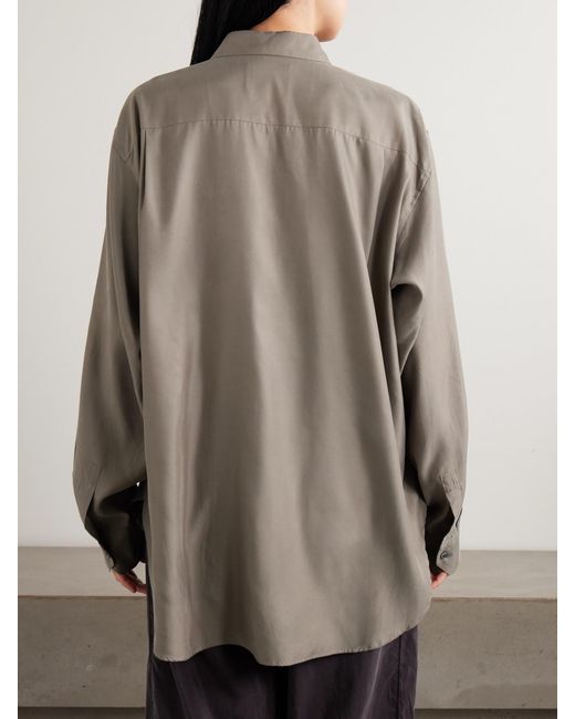 Ssstein Gray Twill Shirt