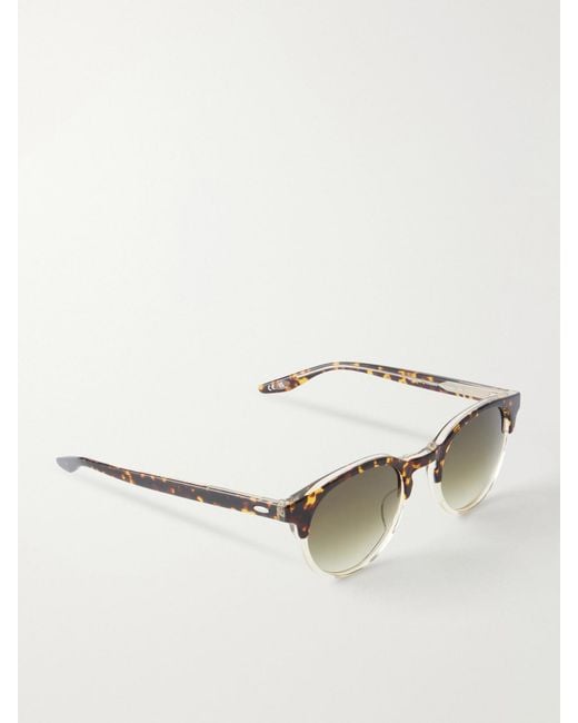 Barton Perreira Multicolor Beckford Sun Round-Frame Acetate Sunglasses