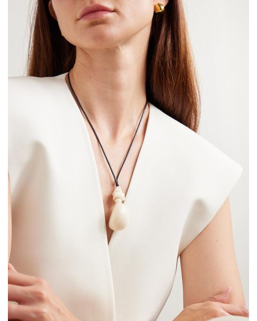 Hunting Season Natural The Pendant Tagua And Leather Necklace