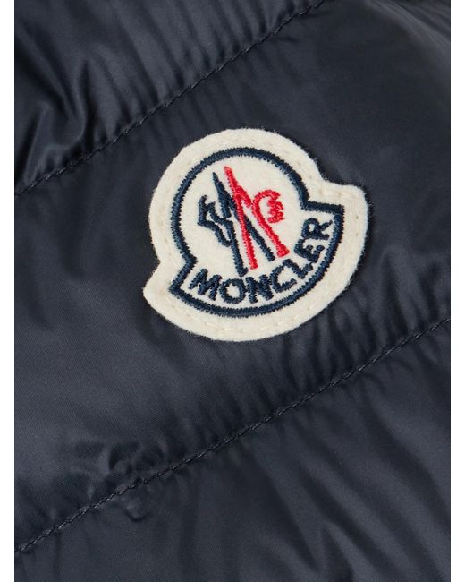 Moncler Blue Lans Quilted Shell Down Jacket