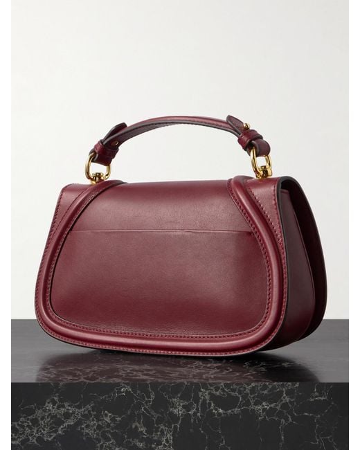 Gucci Purple Blondie Leather Shoulder Bag