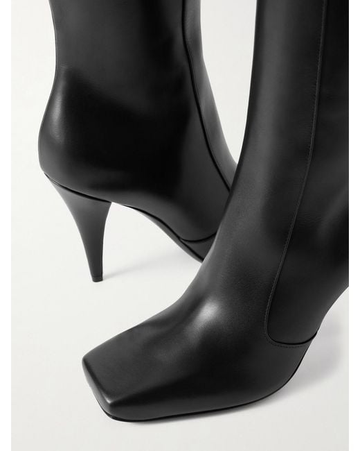 Givenchy Black Leather Knee Boots