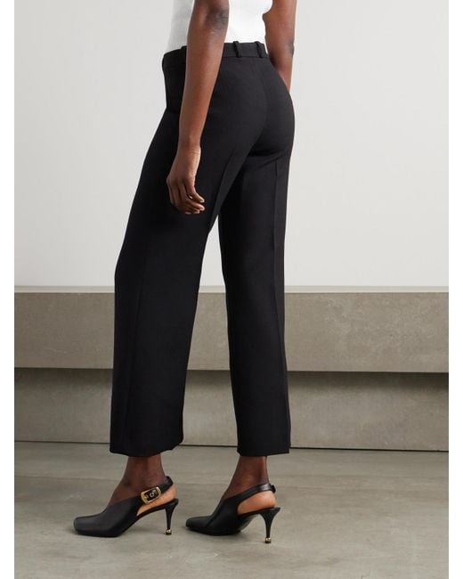 Chloé Black Wool Flared Pants