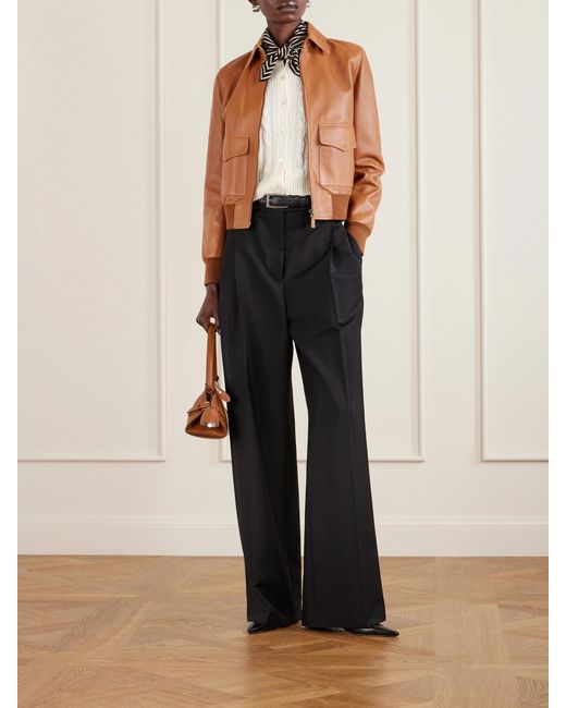 Ralph Lauren Brown Sullivan Leather Jacket