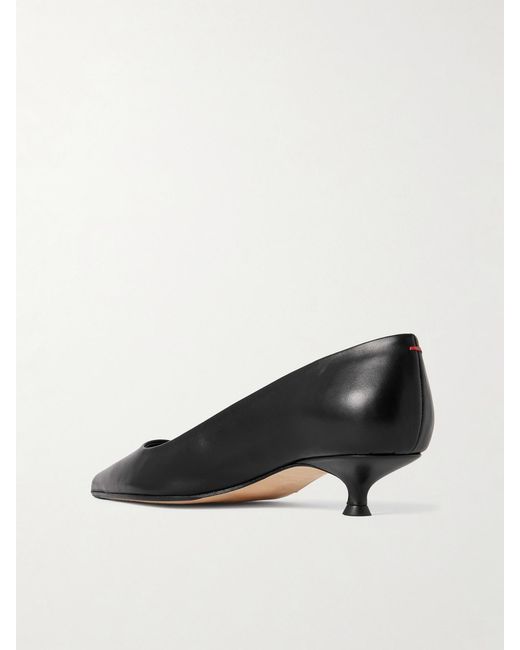 Aeyde Black Cari Leather Pumps