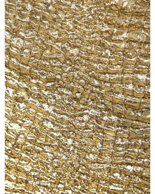 Emilia Wickstead Micheline Metallic Seersucker Gown