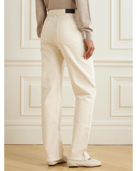 Lemaire Natural Hose Mit Geradem Bein Aus Denim