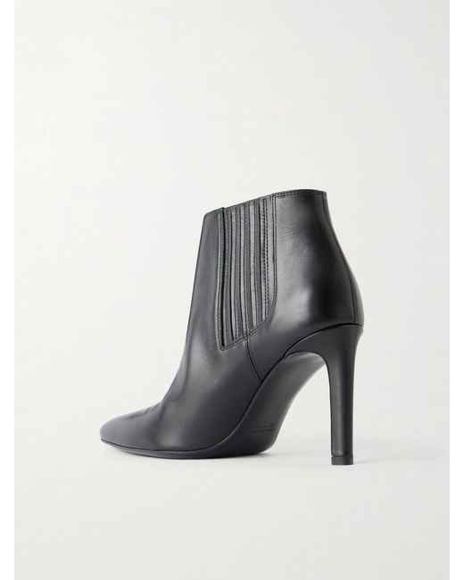 Nili Lotan Black Lauretta Leather Ankle Boots