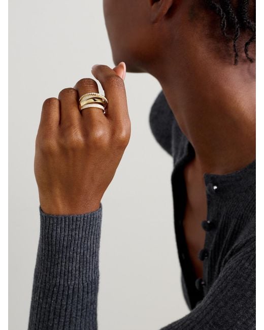 SHAY Natural Orbit 18-Karat Diamond Ring