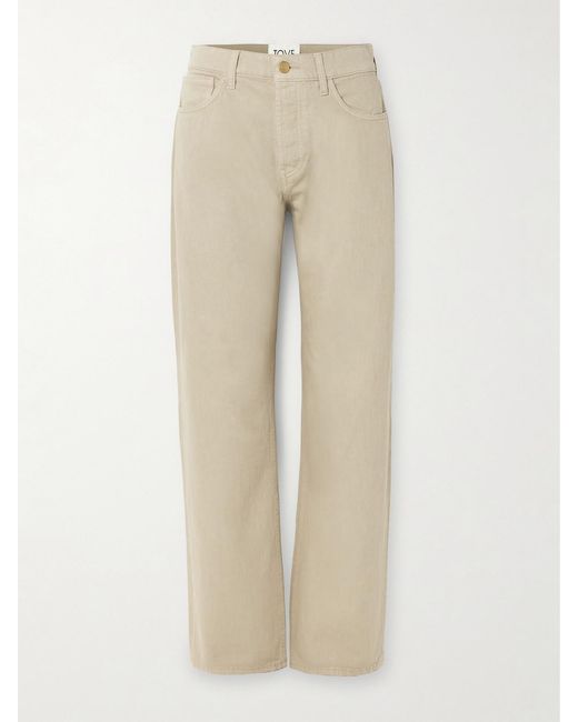 TOVE Natural Everly High-Rise Straight-Leg Organic Jeans