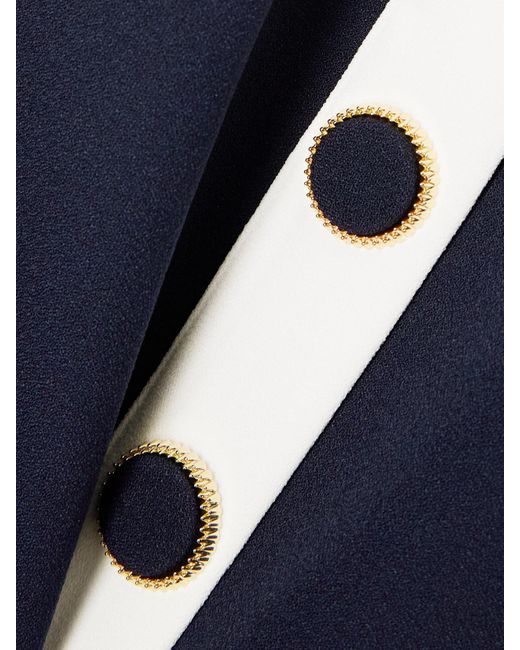 Rebecca Vallance Blue Ula Minikleid Aus Crêpe