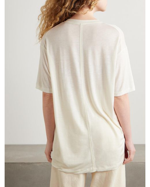 Another Tomorrow Natural Boy Lyocell-Jersey T-Shirt