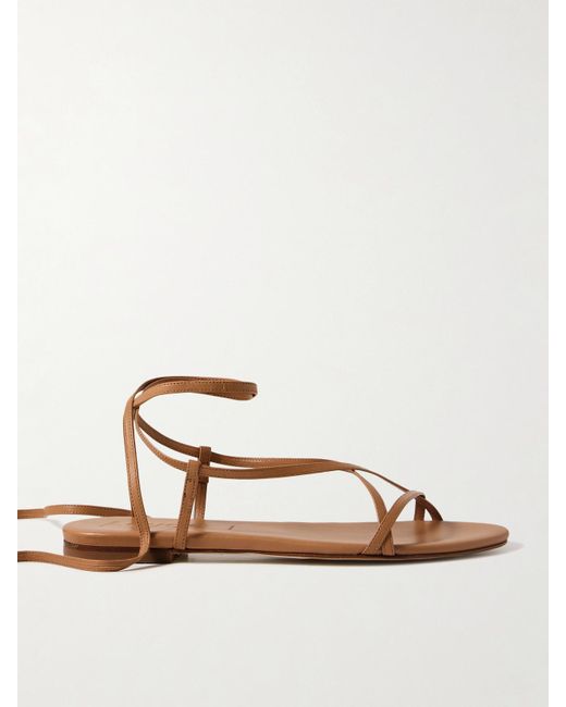 Aeyde Natural Penny Leather Sandals