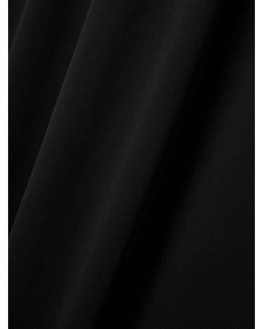 Max Mara Black Leisure Pier Stretch-Jersey Midi Dress