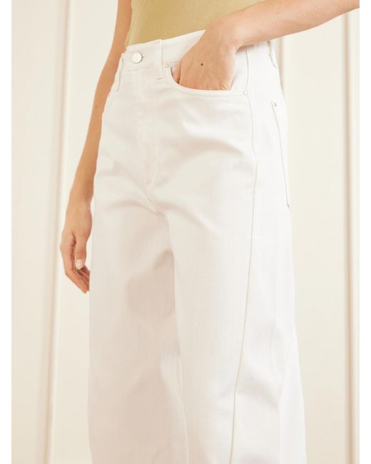 Maria McManus White Crescent Boyfriend Jeans